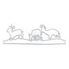 5 Pcs Christmas Tree Cutting Dies Embossings Stencils Christmas Metal Die Cuts for DIY Scrapbooking Card Decoration