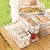 Clear Fresh Food Container Fresh-Keeping Pasta Storage Container Sealed Noodle Container Home Food