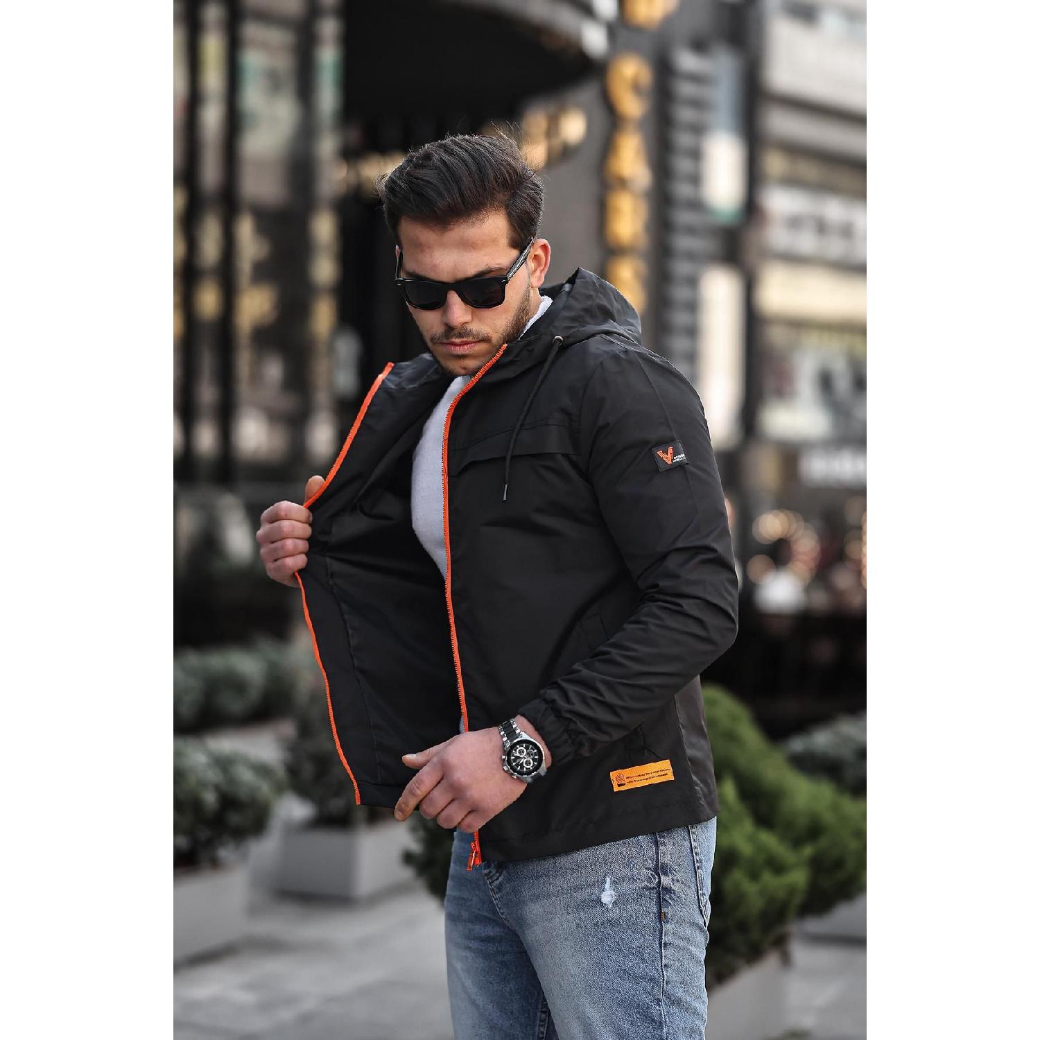 

Colorful Zippered Raincoat Seasonal Pldp 2920 S чёрный