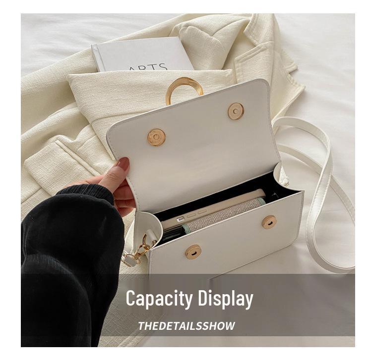 2024 Trendy Women's Small Square Handbag: High-End, Versatile Shoulder & Crossbody Bag