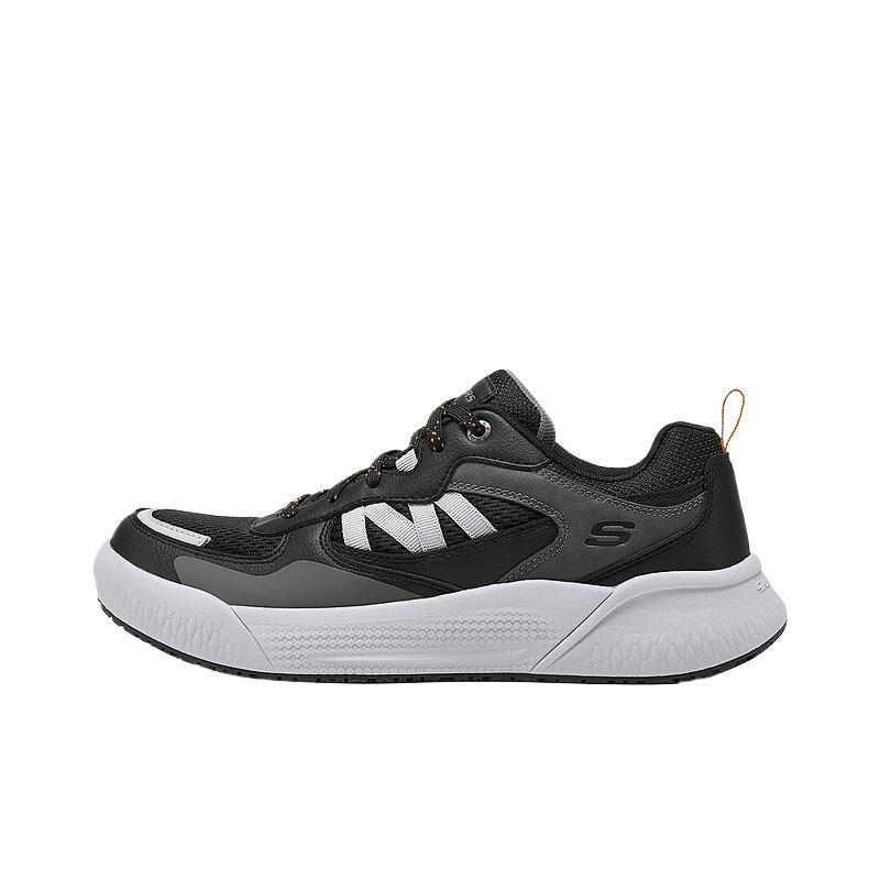 Skechers USA Street Wear Men Mesh Breathable Low Top Running Shoes Black 211007-BLK 42