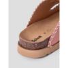 Scholl (Women) Stitch Two-Strap Cork Sandals Pink (Hh54K2C20X)