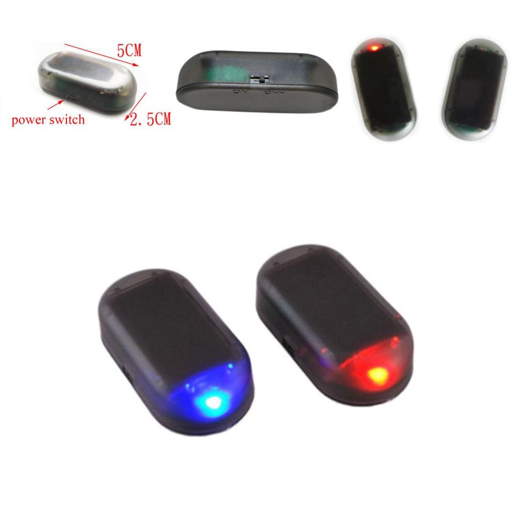 Hochwertige Solare Autoalarmanlage LED-Licht Sicherheitssystem mit blinkender roter Funktion