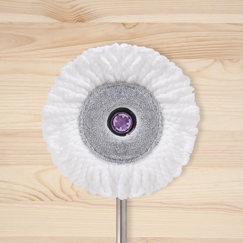 MIAOJIE Hands-Free Rotary Mop with Bucket