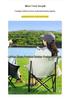 Outdoor Folding Moon Chair with Backrest - Ideal for Leisure, Camping, Picnics, Fishing, and Beach Trips.
