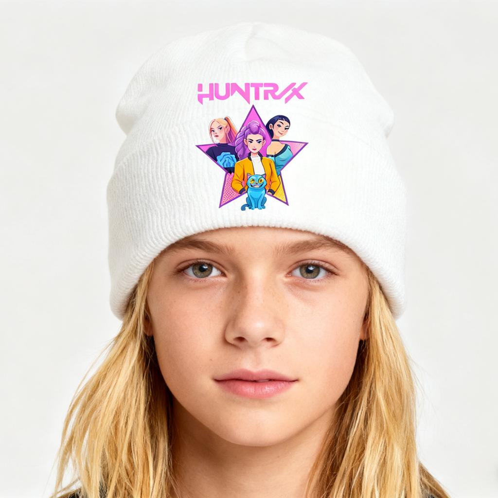 Group Surrounding Knitted Hat And Winter Wool Hat Outdoor Warm Wool Hat Couple Hat