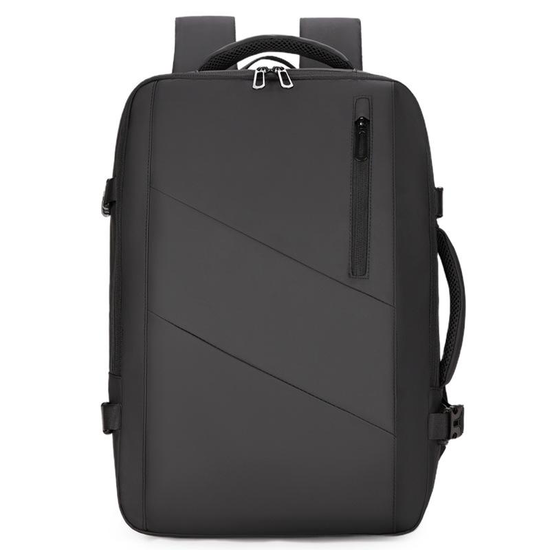 Schoolbag Vacuum Compression Business Backpack Men's Computer Bag Large Capacity Student Travel School Bag Expandable Backpack