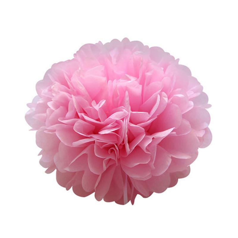 5pcs 6''-12'' Tissue Paper Pompoms Wedding Decorative Paper Flowers Ball Baby Shower Birthday Party Decoration Paper Pom Poms