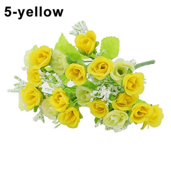 

Искусственная роза в ассортементе жёлтый