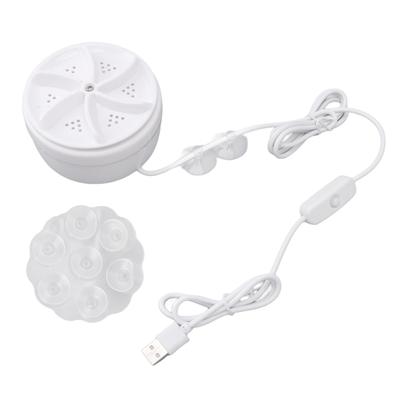 Mini Ultraschall-Waschmaschine Tragbare USB-Turbinenwaschmaschine für Kleidung Socken Unterwäsche 5V 60W