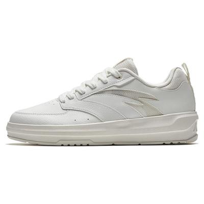 Life Collection Anti Slip Wear Resistant Low Top Skateboard Shoes Men's White Sneakers 912328060-1