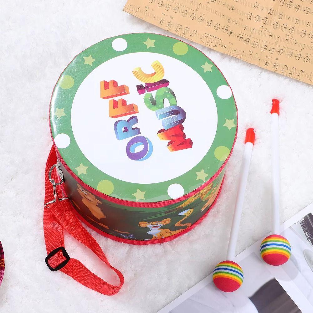 Percussion Instrument Musical Instrument Toys Montessori Wood Kids Drum Toys Children Baby