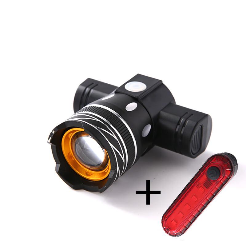 Lishi USB Rechargeable 360° Rotatable Bicycle Light 90x90x75mm