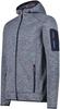 Куртка CMP Man Jacket Knitted Fix Hood (3H60847N) blue ink/storm/arancio