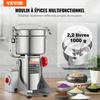 1000g Commercial Spice Grinder Electric Grain Mill Grinder High Speed