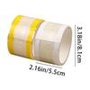 Nail Art Stamper Segmented Cleaning Gel Tape for Strong Transfer & Steel Plate Cleaning