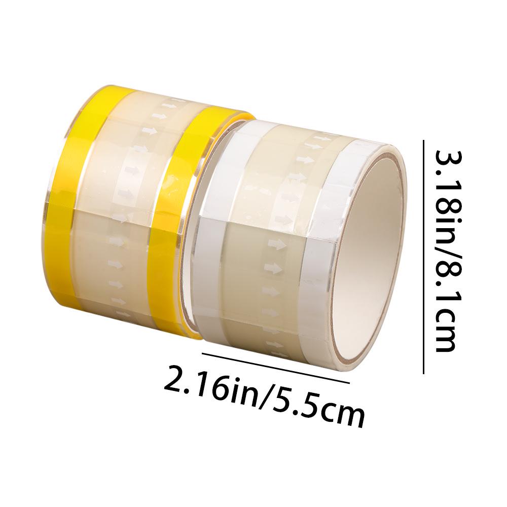 Nail Art Stamper Segmented Cleaning Gel Tape for Strong Transfer & Steel Plate Cleaning