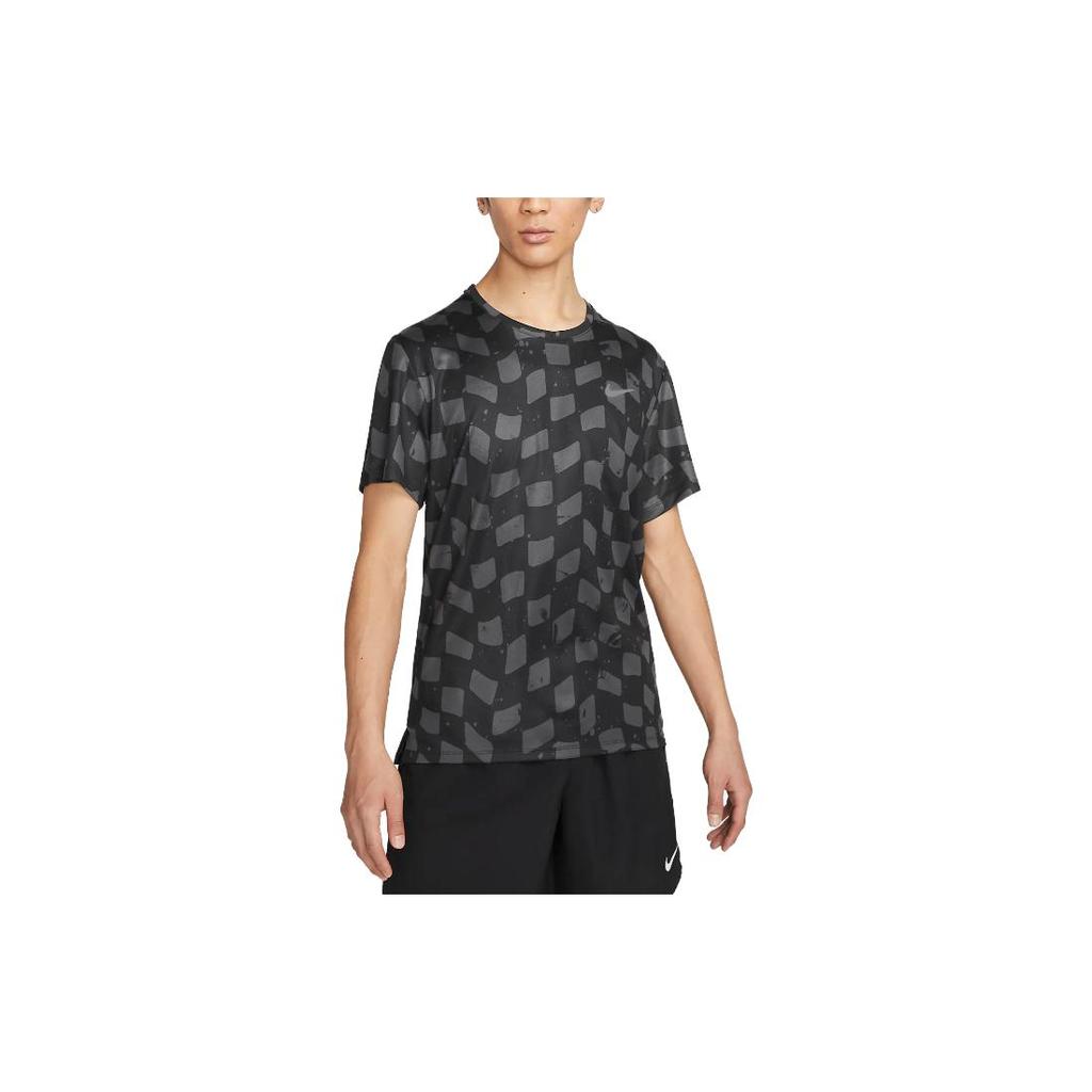Nike T Shirts Men's Black Crew Neck Moderate DX0871-060