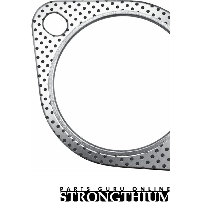 Strongthium 3“ Exhaust Gasket 2 Bolt for 3 Inch Muffler Flange Manifold 120-07610-0002 High Temperature 2X