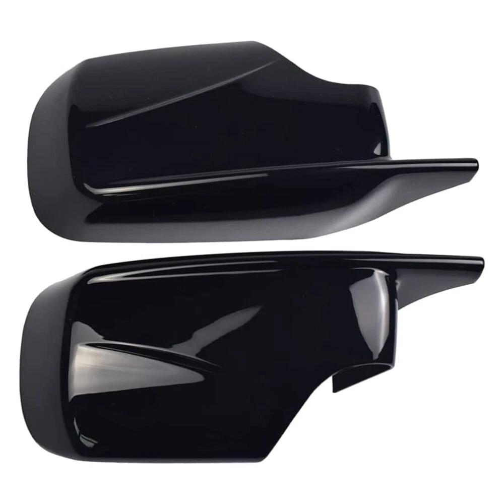 

Для леворульных BMW 3 серии E46 E39 1998-2003 ABS Пластиковые накладки на боковые зеркала заднего вида, колпачки крыльев, корпуса наружных дверей, сменные детали Gloss Black