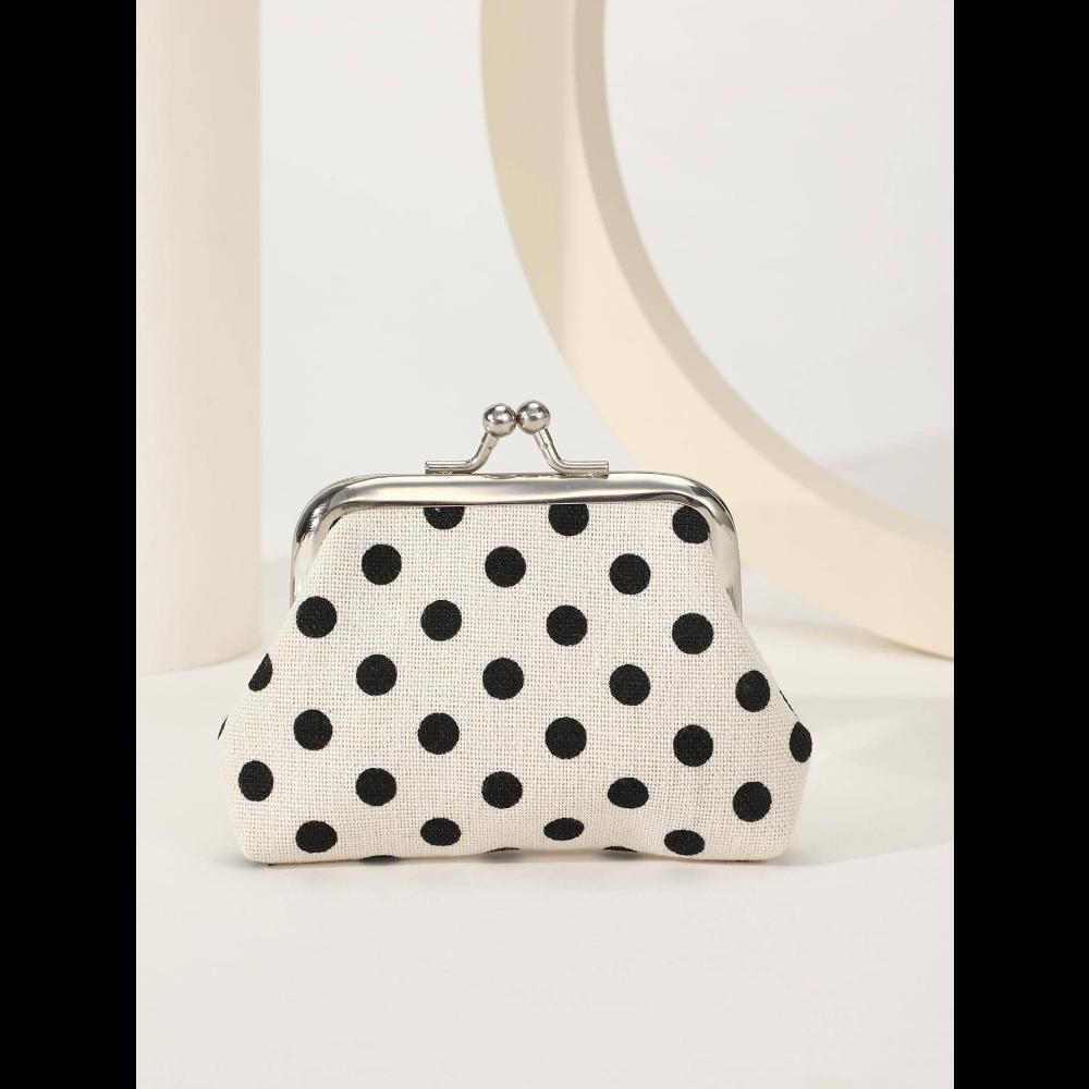 Polka Dot Graphic Wallet Women's Stylish & Versatile Fashion For Birthday Gift For Gift White-Collar Workers For Male For Female For Women Wallet