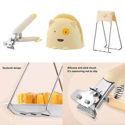 Anti-scalding Clip Dish Clamp Steamer Gripper Silicone Gloves Microwave Oven Tray Non-Slip Pan Gripper Clip Kitchen Accessories