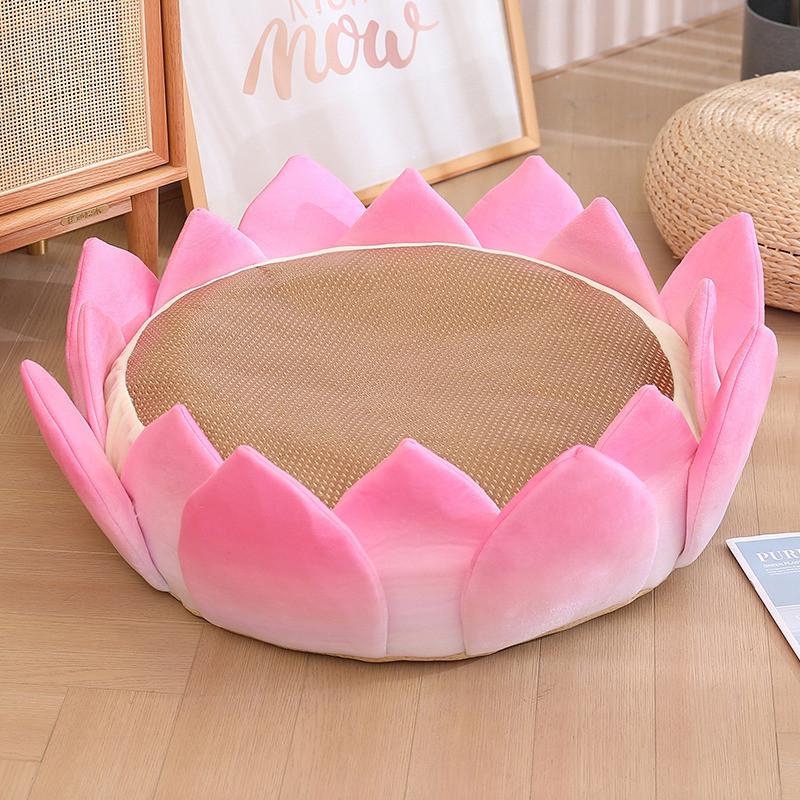 

Buddha Department Lotus Plush Toy Cartoon Girl Office Cushion Holiday Gift Doll 20cm