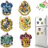 6Pcs Badge Series Diamond Art Fridge Magnet Diamond Painting Refrigerator Magnet DIY Fridge Stickers for Fridge Whiteboards