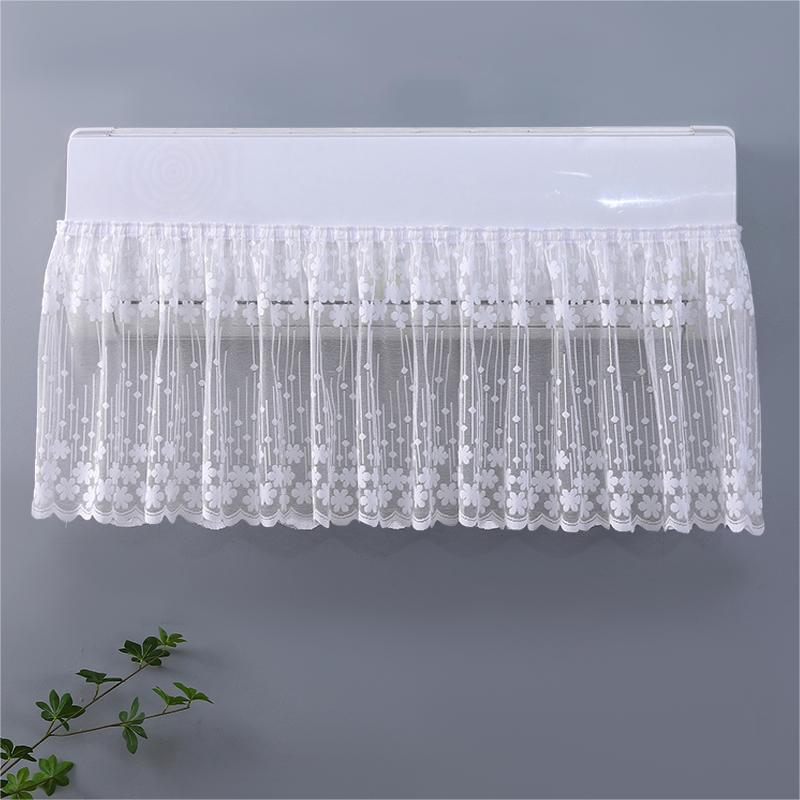1PC Windshield Curtain Bedroom Air Conditioner Cover Cloth Dust-proof Lace Anti-direct Blowing Air Conditioner Household