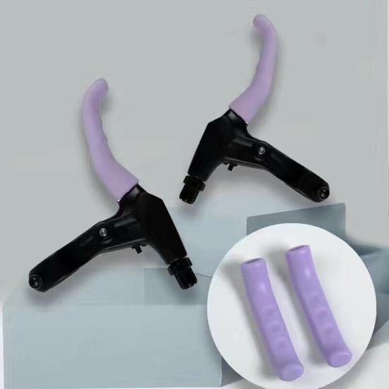 2 par Sykkel Bremsespaker Hylser Enkel installasjon Universal Anti-Slip Bremsehåndtak Beskyttelsesdeksler Tilbehør