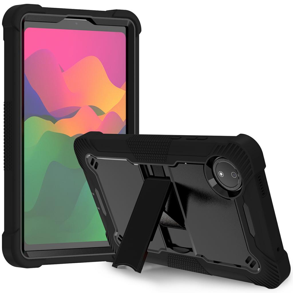 For Xiaomi Redmi Pad SE 4G 8.7 inch Case Silicone+PC Tablet Protective Cover with Kickstand