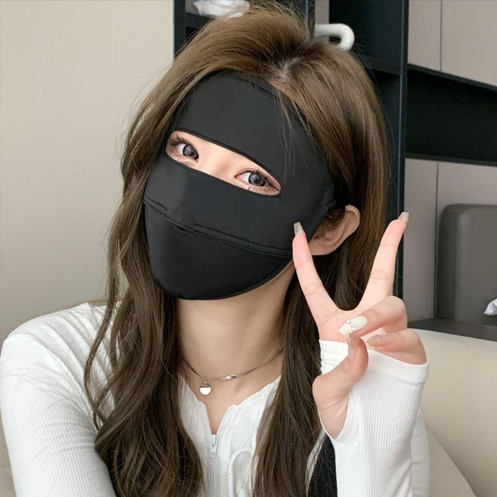 Summer Face Cover Face Mask Face Gini Mask Thin Ice Silk Mask  Cycling