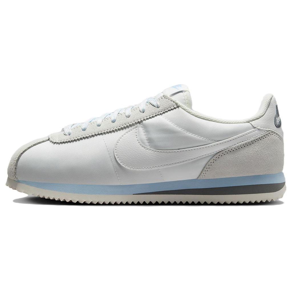 Nike Cortez Textile Classic Fashion Sports Low Top Casual City Commuting Running Shoes Women sneaker White Blue Gray HF6410-101