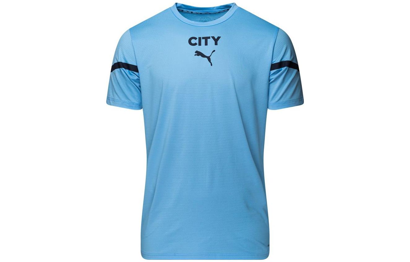 PUMA T Shirts Men s Blue Crew Neck Moderate Straight Fit 764504-08 XL