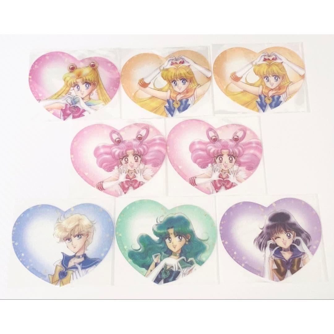 Sailor Moon Lawson Heart Clear Card Set of 8