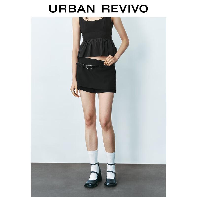 UR2025 Women s Fashion Commuter Skort-Style Shorts XS
