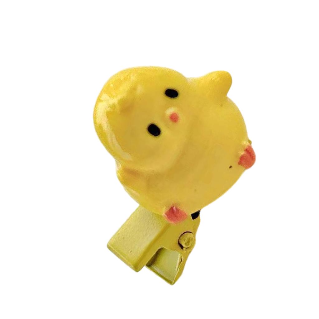 Girls Hair Clip Chicken Women Kid Hairgrips Chicken Headdress Barrettes Snail Shape Sweet 2000s Girls Hairpins