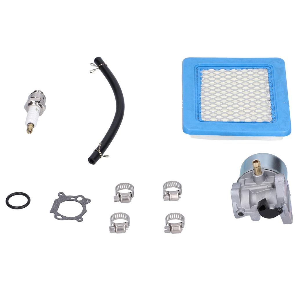 Carburetor Sparking Plug Air Filter Fuel Line Kit Lawn Mower Accessory 498170 799872 694202