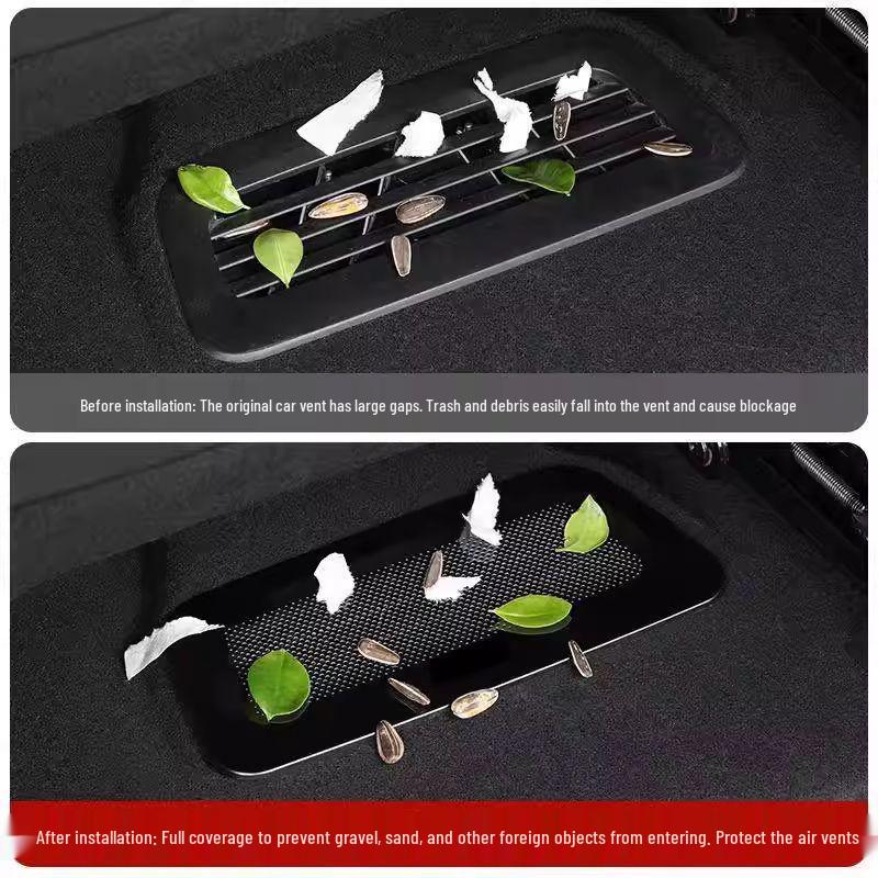 Scratch-Resistant Stainless Steel Under-Seat Air Vent Cover for Xiaomi YU7