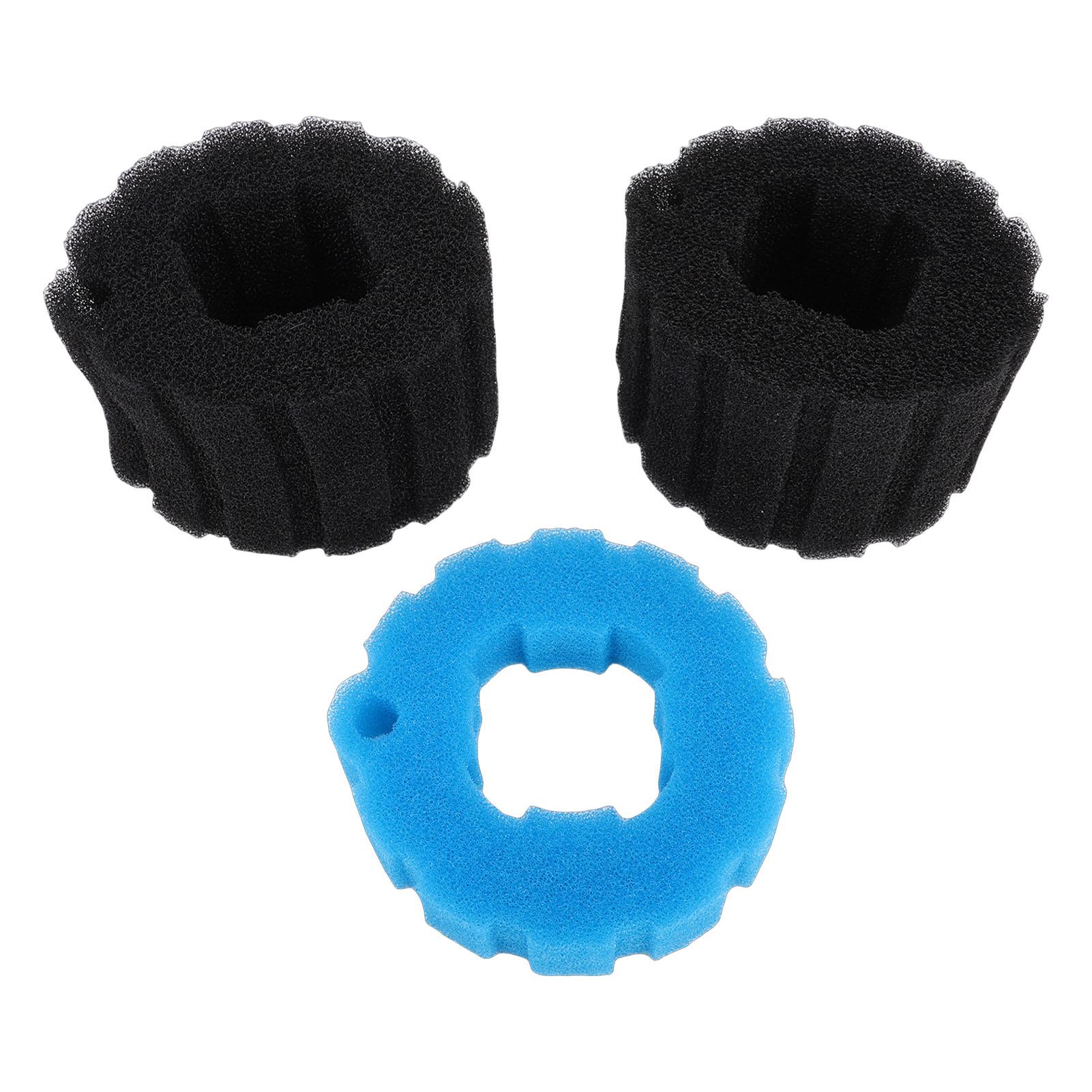 

OASES Набор сменных поролоновых фильтров для пылесоса, Моющиеся фильтрующие губки для обслуживания, 1 синяя губка и 2 черные губки