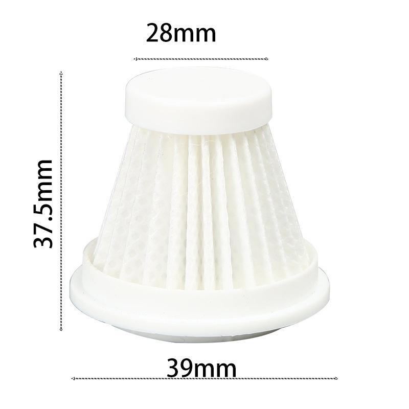 Wireless Handheld Car Vacuum Cleaner Accessory Set with HEPA Filter Screen and Universal Filter Element
