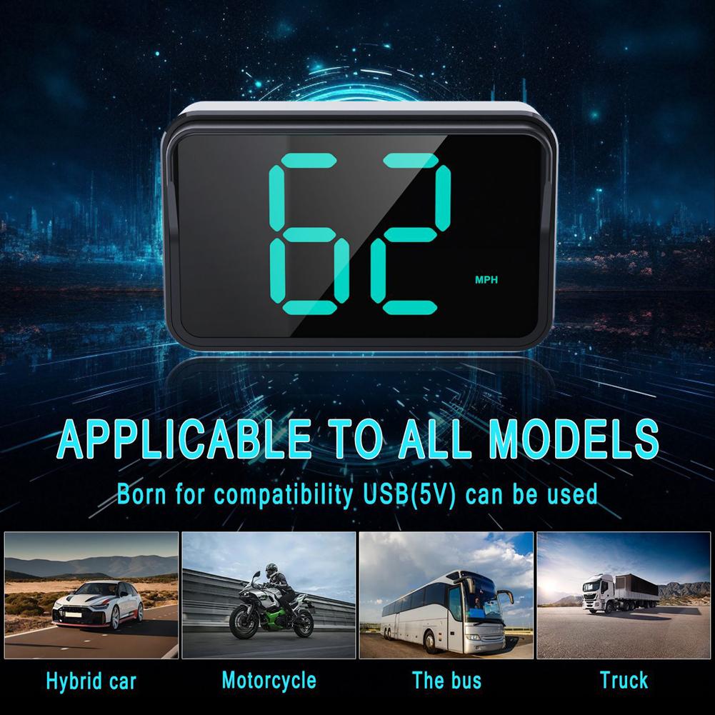 Head Up Display GPS Digital Speedometer Speed Meter for All Car Truck Plug and Play Auto Part