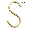 Safety Buckle S Shaped Hooks Easy Installation Hanger Hooks for Pots Pans Plants Bags Cups