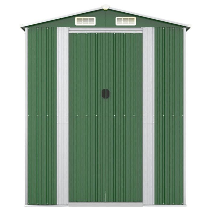 3147427 vidaXL Abri de jardin Vert 192x191x223 cm Acier galvanisé