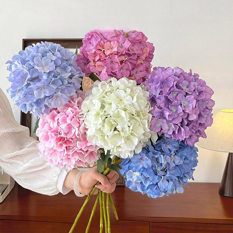 3D Printed Lisa Hydrangea Artificial Flowers, 144 Pieces for Floral Arrangements, Weddings, DIY Decorations, or Simulation Displays.