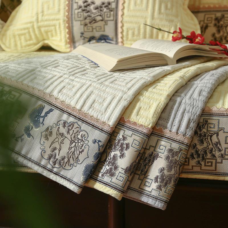 Nuovo Cuscino per Divano in Puro Cotone Cinese Quattro Stagioni Universale Antiscivolo Pelle Massello Cuscino per Divano