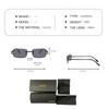 Vintage Square Metal Sunglasses UV400 Protection Luxury Brand Design for Women Men Mirror Lens Gafas De Sol