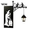 Soft Light Reading Accessory Library Lantern, Decorative Bookshelf Lighting, Witch Hat Lamp for Nook, Vintage Iron Bookend Retro with Warm LED Glow, &