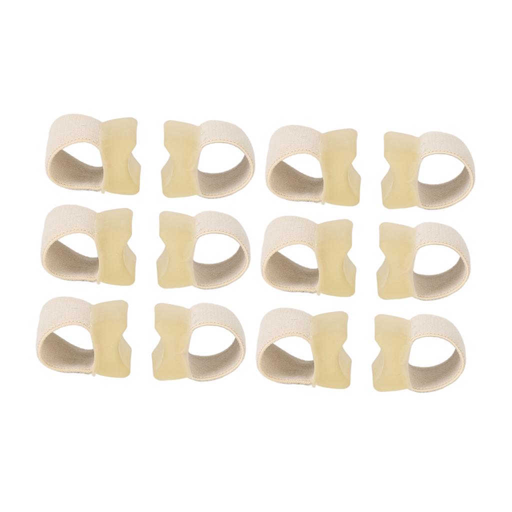 10 Pair Toe Separator Elastic Prevent Rubbing Pressure Relief Big Toe Spacer for Overlapping Toe