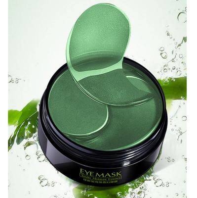 60 Pieces Collagen Gel Hydrating Eye Mask Seaweed Hydrating Green Eye Mask Remove Dark Circle Eye Bag Firming Eye Patches Seaweed Hydrating Eye Masks